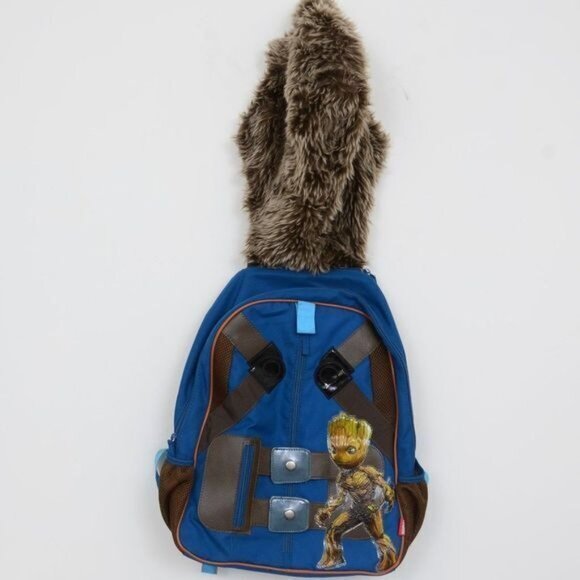 RARE! Marvel GROOT Backpack w/ Hood - Authentic Disney Store Exclusive - Picture 6 of 7